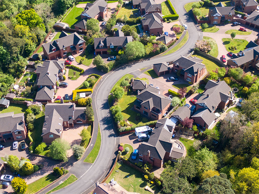 Birds Eye View Of Properties